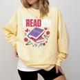 Freadom Anti Ban Books Freedom To Read Book Reading Comfort Colors Sweatshirt Blue Spruce Freadom Anti Ban Books Freedom To Read Book Reading Comfort Colors Sweatshirt Blue Spruce