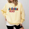 Freadom Anti-Banned Books – Read Banned Books Library Comfort Colors Sweatshirt Blue Spruce Freadom Anti-Banned Books – Read Banned Books Library Comfort Colors Sweatshirt Blue Spruce