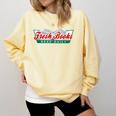 Fresh Books Read Daily Saying Reading And Book Comfort Colors Sweatshirt Blue Spruce