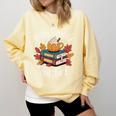 Fully Booked This Fall Comfort Colors Sweatshirt Blue Spruce Fully Booked This Fall Comfort Colors Sweatshirt Blue Spruce