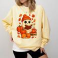 Ghost Reading Book Lovers Autumn Fall Halloween Comfort Colors Sweatshirt Blue Spruce Ghost Reading Book Lovers Autumn Fall Halloween Comfort Colors Sweatshirt Blue Spruce