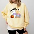 Ghost Reading Halloween Women Teacher Book Lover Comfort Colors Sweatshirt Blue Spruce Ghost Reading Halloween Women Teacher Book Lover Comfort Colors Sweatshirt Blue Spruce