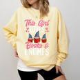 This Girl Loves Books And Gnomes Gardener Dwarf Garden Gnome Comfort Colors Sweatshirt Blue Spruce This Girl Loves Books And Gnomes Gardener Dwarf Garden Gnome Comfort Colors Sweatshirt Blue Spruce