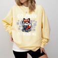 Go Away I'm Reading Book Reader Cute Fox Loves Books Comfort Colors Sweatshirt Blue Spruce Go Away I'm Reading Book Reader Cute Fox Loves Books Comfort Colors Sweatshirt Blue Spruce