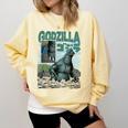 Godzilla Ocean Scene Comic Book Illustration Movie Monster Comfort Colors Sweatshirt Blue Spruce Godzilla Ocean Scene Comic Book Illustration Movie Monster Comfort Colors Sweatshirt Blue Spruce