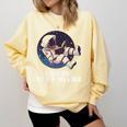 Good Book Is Out Of This World Astronaut Space Comfort Colors Sweatshirt Blue Spruce