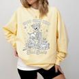 Good Girls Read Bad Books Skeleton Reading Book Halloween Comfort Colors Sweatshirt Blue Spruce Good Girls Read Bad Books Skeleton Reading Book Halloween Comfort Colors Sweatshirt Blue Spruce