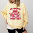 Groovy All Booked For Valentines Books Pink Coquette Bow Comfort Colors Sweatshirt Blue Spruce Groovy All Booked For Valentines Books Pink Coquette Bow Comfort Colors Sweatshirt Blue Spruce