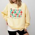 Groovy Christmas Most Likely To Read A Book On Christmas Comfort Colors Sweatshirt Blue Spruce Groovy Christmas Most Likely To Read A Book On Christmas Comfort Colors Sweatshirt Blue Spruce