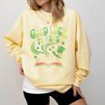 Groovy It's Good Luck To Read St Patrick's Day Book Lucky Comfort Colors Sweatshirt Blue Spruce Groovy It's Good Luck To Read St Patrick's Day Book Lucky Comfort Colors Sweatshirt Blue Spruce
