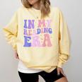 Groovy In My Reading Era Book Lovers Book Reader Comfort Colors Sweatshirt Blue Spruce Groovy In My Reading Era Book Lovers Book Reader Comfort Colors Sweatshirt Blue Spruce
