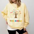 Happy 100 Days In The Books Reading Celebration Graphic Tees Comfort Colors Sweatshirt Blue Spruce Happy 100 Days In The Books Reading Celebration Graphic Tees Comfort Colors Sweatshirt Blue Spruce