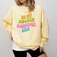 In My Hockey Romance Era Hockey Romance Reader Book CLub Comfort Colors Sweatshirt Blue Spruce