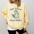 Hot Girls Read Books Bookish Booklover Christmas Comfort Colors Sweatshirt Blue Spruce Hot Girls Read Books Bookish Booklover Christmas Comfort Colors Sweatshirt Blue Spruce