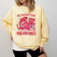 HUGvyn All Booked For Valentines Teacher Book Reading Heart Comfort Colors Sweatshirt Blue Spruce HUGvyn All Booked For Valentines Teacher Book Reading Heart Comfort Colors Sweatshirt Blue Spruce