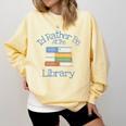 I'd Rather Be At The Library Book Lover Loves Books Comfort Colors Sweatshirt Blue Spruce I'd Rather Be At The Library Book Lover Loves Books Comfort Colors Sweatshirt Blue Spruce