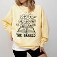 I'm With The Banned Banned Book Club Comfort Colors Sweatshirt Blue Spruce I'm With The Banned Banned Book Club Comfort Colors Sweatshirt Blue Spruce