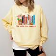 I'm With The Banned Books – Book Lover Librarian Reading Comfort Colors Sweatshirt Blue Spruce I'm With The Banned Books – Book Lover Librarian Reading Comfort Colors Sweatshirt Blue Spruce