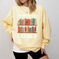 I'm With The Banned Librarian Banned Book Lover Reader Comfort Colors Sweatshirt Blue Spruce I'm With The Banned Librarian Banned Book Lover Reader Comfort Colors Sweatshirt Blue Spruce