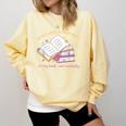 I'm In A Really Good Place In My Book Not Mentally Comfort Colors Sweatshirt Blue Spruce I'm In A Really Good Place In My Book Not Mentally Comfort Colors Sweatshirt Blue Spruce