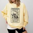 Introverted BUT Willing To Discuss Books Book Lover Comfort Colors Sweatshirt Blue Spruce Introverted BUT Willing To Discuss Books Book Lover Comfort Colors Sweatshirt Blue Spruce