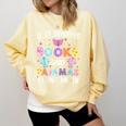 If It Involves Book And Pajamas Count Me In Bookworm Reading Comfort Colors Sweatshirt Blue Spruce