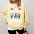 It's Book Fair Week Comfort Colors Sweatshirt Blue Spruce
