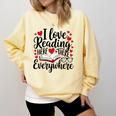Its A Good Day To Read Book Across America Kids Comfort Colors Sweatshirt Blue Spruce