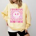 It's Good Day To Read Book Library Reading Lovers Comfort Colors Sweatshirt Blue Spruce