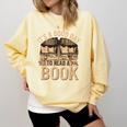 It’s a Good Day To Read a Book Lovers Library Reading Comfort Colors Sweatshirt Blue Spruce