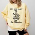 It's Not Smut It's Literature Smut Book Reader Comfort Colors Sweatshirt Blue Spruce