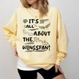 It's All About The Wingspan For Book Lover Comfort Colors Sweatshirt Blue Spruce It's All About The Wingspan For Book Lover Comfort Colors Sweatshirt Blue Spruce