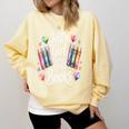 Just a Girl Who Loves Books Lover Reading Library Librarian Comfort Colors Sweatshirt Blue Spruce