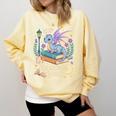 Just a Girl Who Loves Dragons & Books Reader Fantasy Fun Premium Tri-Blend Comfort Colors Sweatshirt Blue Spruce Just a Girl Who Loves Dragons & Books Reader Fantasy Fun Premium Tri-Blend Comfort Colors Sweatshirt Blue Spruce