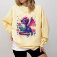 Just a Girl Who Loves Dragons And Books Dragon Comfort Colors Sweatshirt Blue Spruce Just a Girl Who Loves Dragons And Books Dragon Comfort Colors Sweatshirt Blue Spruce