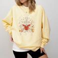Just One More Chapter Skeleton Reading Book Lover Comfort Colors Sweatshirt Blue Spruce