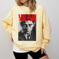 Kafka Franz Portrait Books And Literature Comfort Colors Sweatshirt Blue Spruce