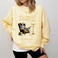 Keep The Candy I'Ll Take Books Halloween Comfort Colors Sweatshirt Blue Spruce