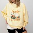 Knitting Crocheting Reading Books Yarn For Knitter Crochet Comfort Colors Sweatshirt Blue Spruce Knitting Crocheting Reading Books Yarn For Knitter Crochet Comfort Colors Sweatshirt Blue Spruce