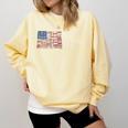 Liberty And Literature For All Reading USA Book Lover Comfort Colors Sweatshirt Blue Spruce