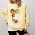 And Into The Library She Goes Book Lover Reading Bookworm Comfort Colors Sweatshirt Blue Spruce