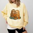 Life Is Better With Sloths And Books Cute Sloth Lover Comfort Colors Sweatshirt Blue Spruce Life Is Better With Sloths And Books Cute Sloth Lover Comfort Colors Sweatshirt Blue Spruce
