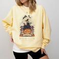 Literary Salem Witch Book Club All Witches Welcome Comfort Colors Sweatshirt Blue Spruce Literary Salem Witch Book Club All Witches Welcome Comfort Colors Sweatshirt Blue Spruce