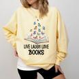 Live Laugh & Love Books Reading Butterfly Book Lover Bookish Premium Comfort Colors Sweatshirt Blue Spruce Live Laugh & Love Books Reading Butterfly Book Lover Bookish Premium Comfort Colors Sweatshirt Blue Spruce