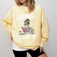 I Look Better Bent Over A Book Book Lover Comfort Colors Sweatshirt Blue Spruce