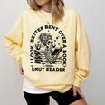 I Look Better Bent Over A Book Smut Reader Comfort Colors Sweatshirt Blue Spruce I Look Better Bent Over A Book Smut Reader Comfort Colors Sweatshirt Blue Spruce