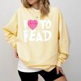 I LOVE TO READ Reading Books Bookworm Library Day Novelty Comfort Colors Sweatshirt Blue Spruce I LOVE TO READ Reading Books Bookworm Library Day Novelty Comfort Colors Sweatshirt Blue Spruce