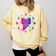 Magic Bi-Pride Book Of Cosmic Energy Comfort Colors Sweatshirt Blue Spruce