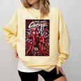 Marvel Spider-Man Eddie Brock Carnage Comic Book Cover Comfort Colors Sweatshirt Blue Spruce
