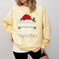 Matching Christmas PJS Most Likely To Read A Book Comfort Colors Sweatshirt Blue Spruce
